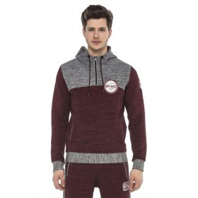CIPO & BAXX DIVATOS  FÉRFI MELEGÍTŐ FELSŐ CL372BURGUNDY-GREY   CIPO & BAXX DIVATOS  FÉRFI MELEGÍTŐ FELSŐ CL372BURGUNDY-GREY