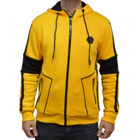 CIPO&BAXX FÉRFI MELEGÍTŐ FELSŐ CL387YELLOW