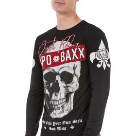 CIPO&BAXX FÉRFI HOSSZÚ UJJÚ PÓLÓ CL454 BLACK CIPO&BAXX FÉRFI HOSSZÚ UJJÚ PÓLÓ CL454 BLACK