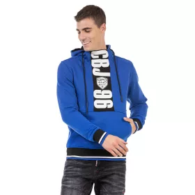 CIPO&BAXX FÉRFI PULÓVER CL478 SAXEBLUE