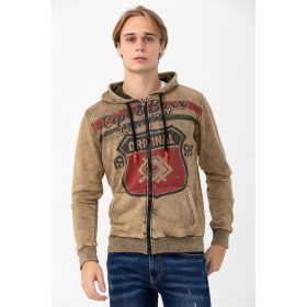 CL503 MUSTÁR VÉKONY PAMUT PULÓVER