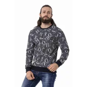 CIPO & BAXX DIVATOS FÉRFI PULÓVER CL513 ANTHRACITE