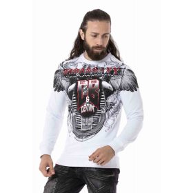 CL515 CIPO&BAXX FÉRFI HOSSZÚ UJJÚ PÓLÓ WHITE CL515 CIPO&BAXX FÉRFI HOSSZÚ UJJÚ PÓLÓ WHITE