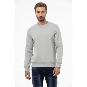 CIPO & BAXX FÉRFI PAMUT PULÓVER CL558 GREY