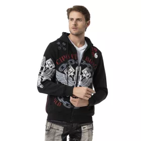 CIPO & BAXX FÉRFI KAPUCNIS PULÓVER