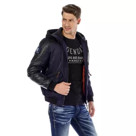 CIPO & BAXX VÍZÁLLÓ TÉLIKABÁT CM134NAVYBLUE