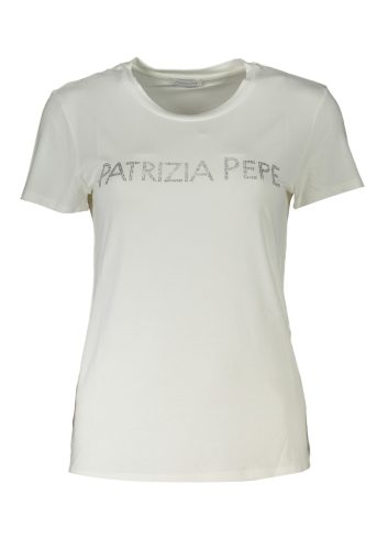 PATRIZIA PEPE NŐI RÖVID UJJÚ PÓLÓ, FEHÉR