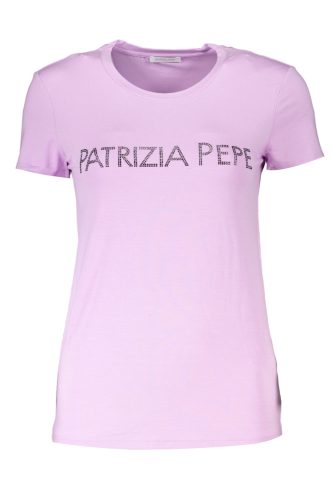 PATRIZIA PEPE NŐI RÖVID UJJÚ PÓLÓ, LILA