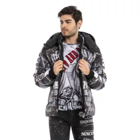 CIPO&BAXX FÉRFI TÉLIKABÁT CM187 BLACK