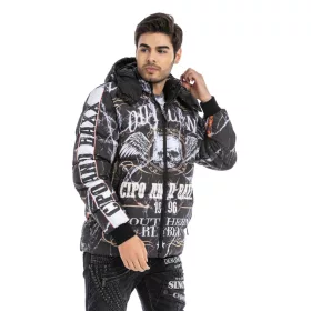 CIPO&BAXX FÉRFI TÉLIKABÁT CM187 BLACK