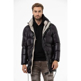 CIPO & BAXX FÉRFI TÉLIKABÁT FEKETE