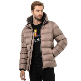 CIPO & BAXX FÉRFI TÉLIKABÁT CM224 BEIGE