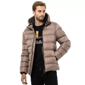 CIPO & BAXX FÉRFI TÉLIKABÁT CM224 BEIGE