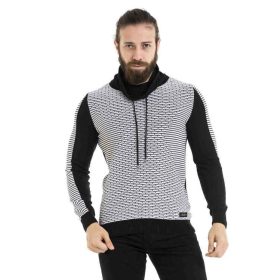 CIPO & BAXX DIVATOS FÉRFI PULÓVER CP264 BLACK