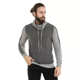 CIPO & BAXX DIVATOS FÉRFI PULÓVER CP264 GREY