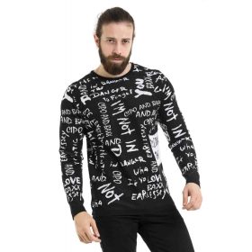 CIPO & BAXX KÖTÖTT FÉRFI PULÓVER CP276 BLACK