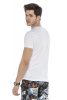 CIPO & BAXX DIVATOS FÉRFI PÓLÓ CT553 WHITE