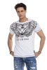 CIPO & BAXX DIVATOS FÉRFI PÓLÓ CT644 WHITE