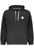 Converse férfi cipzáras kapucnis pulóver, fekete