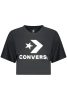 Converse női rövid ujjú póló, fekete