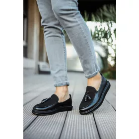 Chekich 002.03 férfi loafer cipő fekete