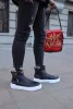 Chekich 113.01 magasszárú férfi cipő fekete