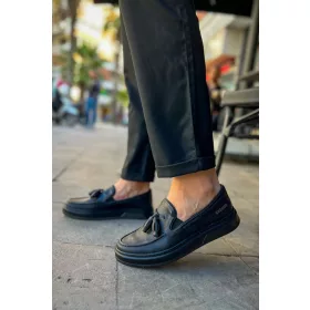 Chekich 127.01 férfi loafer cipő fekete