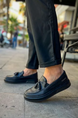 Chekich 127.01 férfi loafer cipő fekete