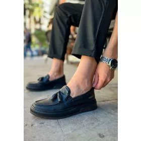 Chekich 127.01 férfi loafer cipő fekete