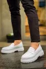 Chekich 2417.03 férfi loafer cipő fehér