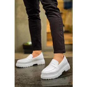 Chekich 2417.03 férfi loafer cipő fehér