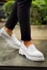 Chekich 2417.03 férfi loafer cipő fehér