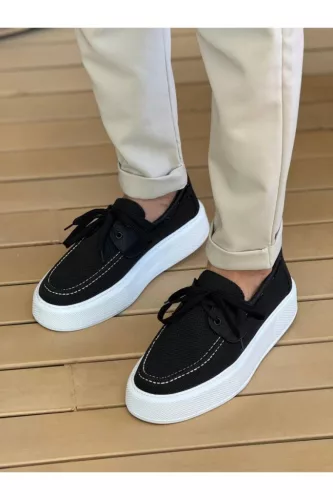 Chekich 2602.01 férfi loafer cipő fekete