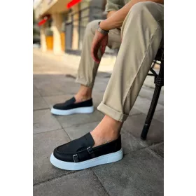Chekich 417.01 férfi loafer cipő fekete