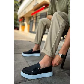 Chekich 417.01 férfi loafer cipő fekete