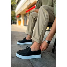Chekich 419.01 férfi loafer cipő fekete