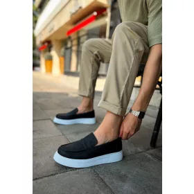 Chekich 421.01 férfi loafer cipő fekete