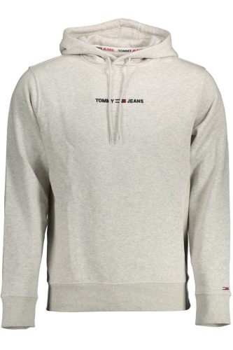 TOMMY HILFIGER PULÓPÓL CIPZZÁR NÉLKÜL SZÜRKE