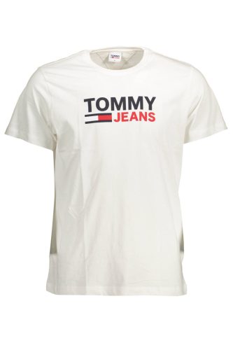TOMMY HILFIGER RÖVID UJJÚ FÉRFI PÓLÓ FEHÉR