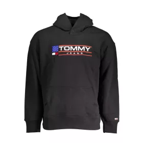 TOMMY HILFIGER PULÓPÓL CIPZZÁR NÉLKÜL FEKETE FÉRFI