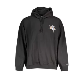 TOMMY HILFIGER PULÓPÓL CIPZZÁR NÉLKÜL FEKETE FÉRFI