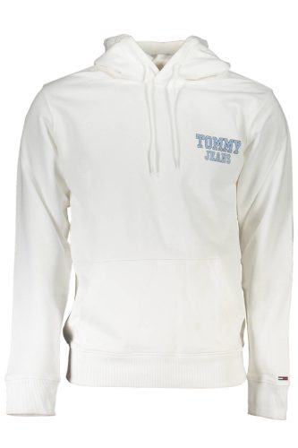 TOMMY HILFIGER FÉRFI FEHÉR PULÓZPÓLÓ ZIP NÉLKÜL