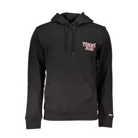 TOMMY HILFIGER PULÓPÓL CIPZZÁR NÉLKÜL FEKETE FÉRFI