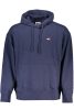 TOMMY HILFIGER FÉRFI KÉK cipzár nélküli pulóver