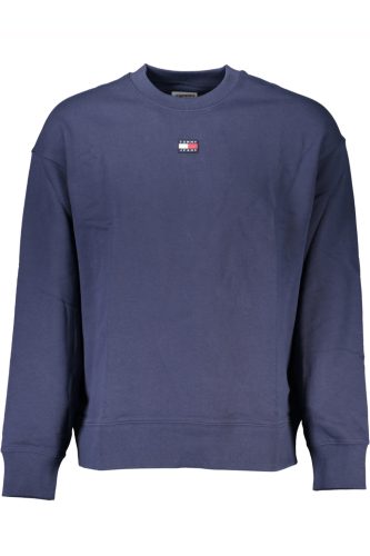 TOMMY HILFIGER FÉRFI KÉK cipzár nélküli pulóver