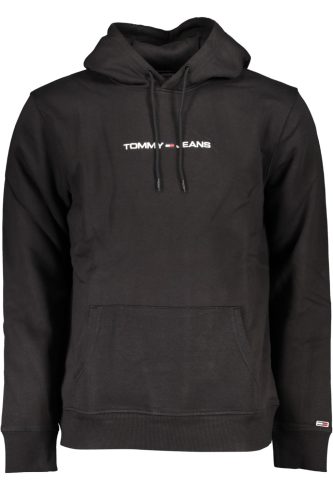 TOMMY HILFIGER FÉRFI FEKETE CIPZÁR NÉLKÜLI PÓLÓ