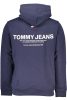TOMMY HILFIGER FÉRFI KÉK cipzár nélküli pulóver