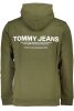 TOMMY HILFIGER FÉRFI ZÖLD CIPZÁZATLAN PÓLÓ