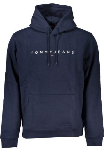 TOMMY HILFIGER FÉRFI KÉK cipzár nélküli pulóver