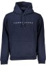 TOMMY HILFIGER FÉRFI KÉK cipzár nélküli pulóver
